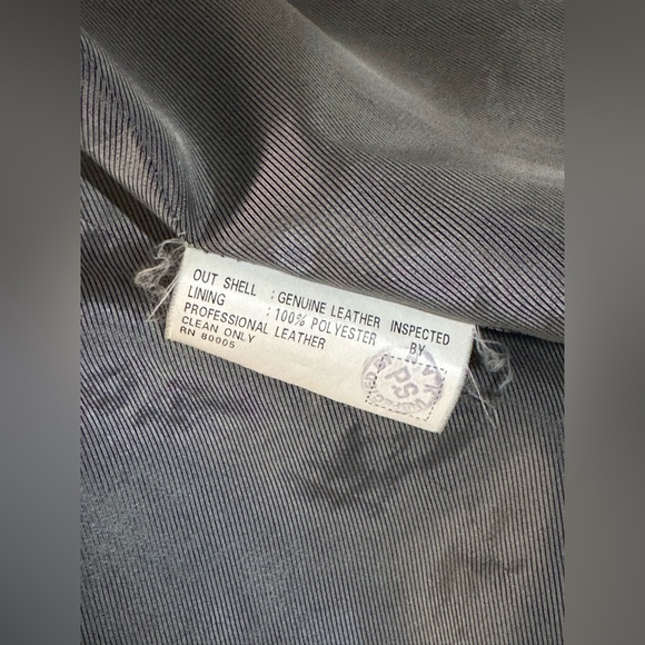 Euro Reaction leather button jacket - Picture 8 of 8